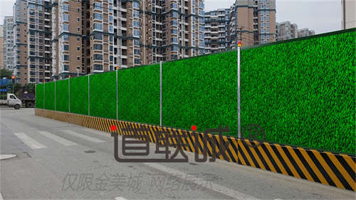 德阳商业施工 写字楼建设项目 道联诚施工围挡 景观围挡