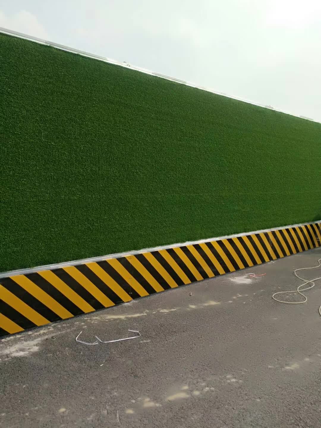  B类小草彩钢围挡 草坪工地施工小草围挡 市政临时围蔽厂家